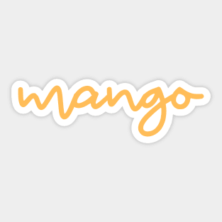 mango - Thai mango yellow orange Sticker